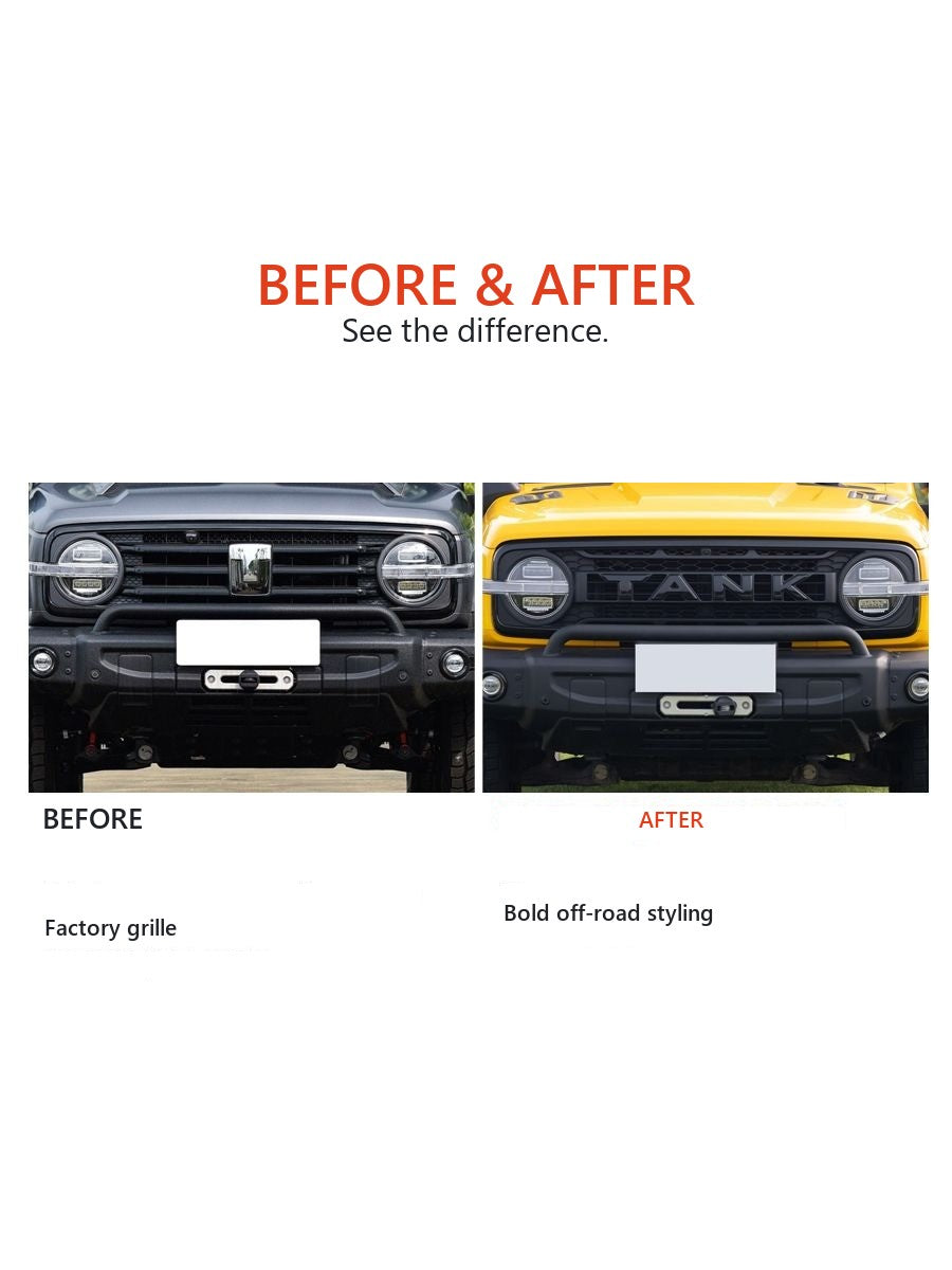Front Grille with TANK Emblem for Tank 300 – Product image 3
