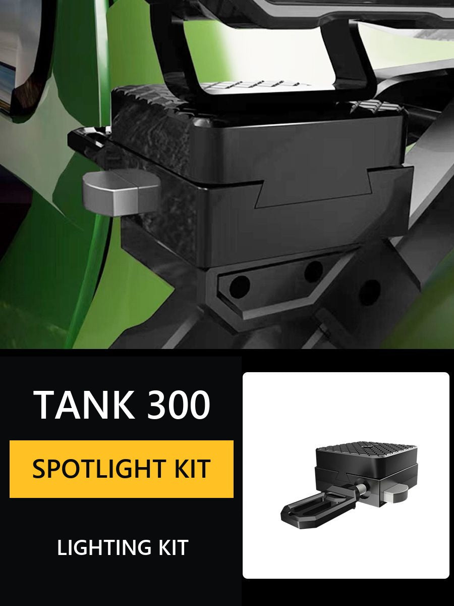 Quick removable mount for spotlights Tank 300/400 with protection against theft – image 7#Colour_Khaki