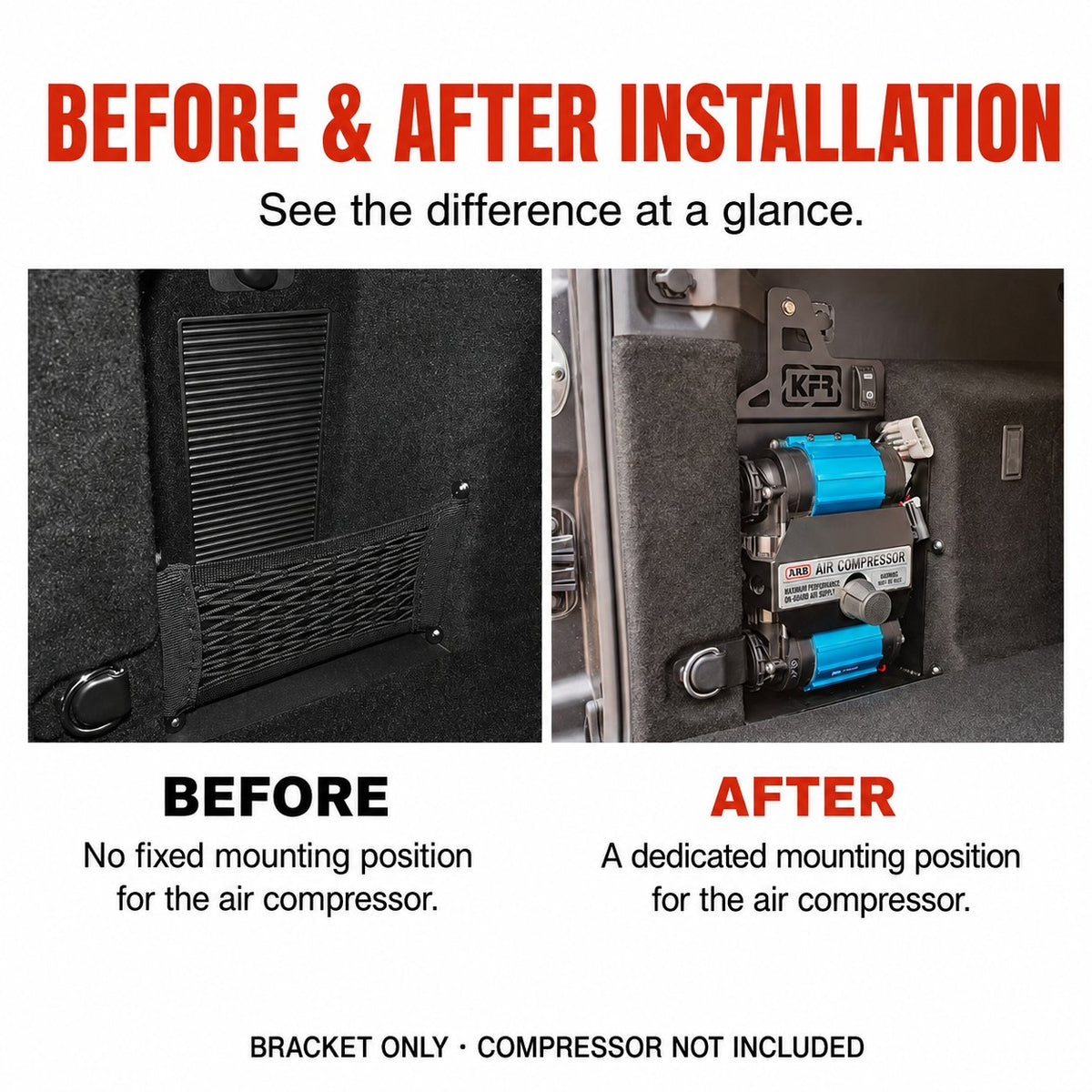 Fixing for compressor in the trunk of Tank 400 – Product image 2