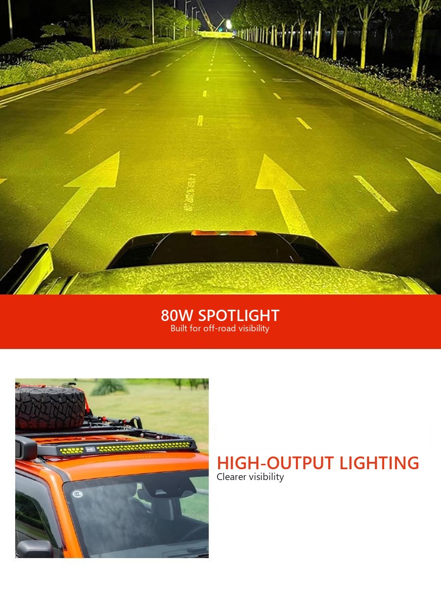 Integrated Roof Cargo Platform for Tank 300 with hidden LED spotlights – product image 2