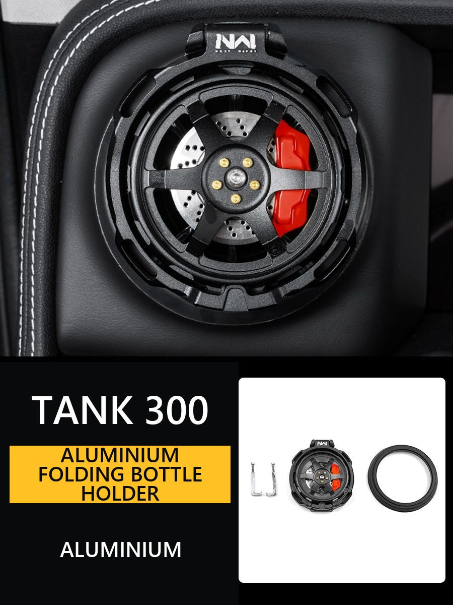 Aluminium folding bottle holder on the vent Tank 300 – image 10#Colour_Black