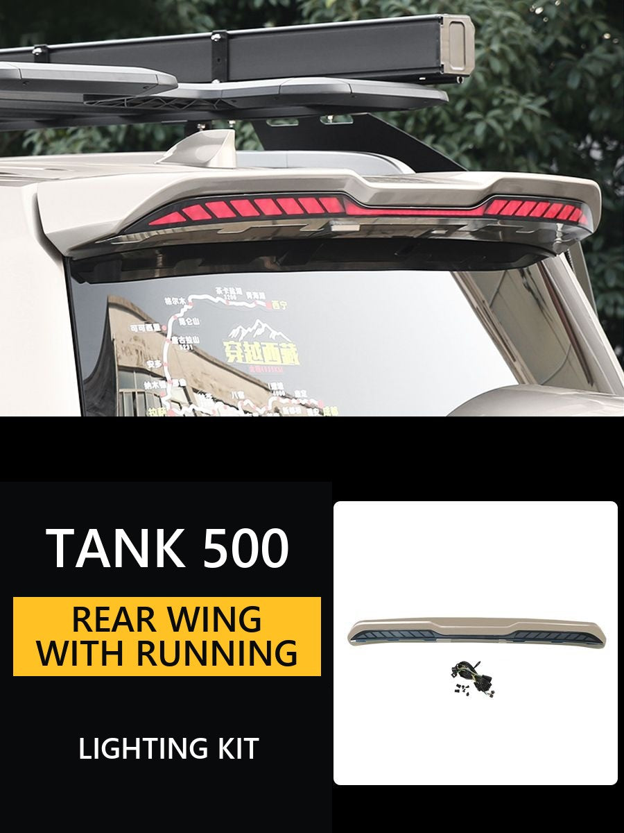 Rear wing with running lights Tank 500 – image 7#Colour_Gold