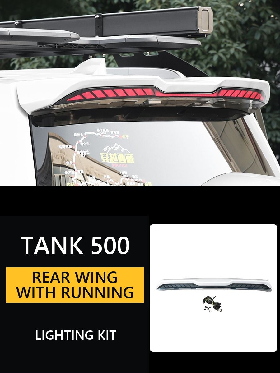 Rear wing with running lights Tank 500 – image 8#Colour_White-coloured