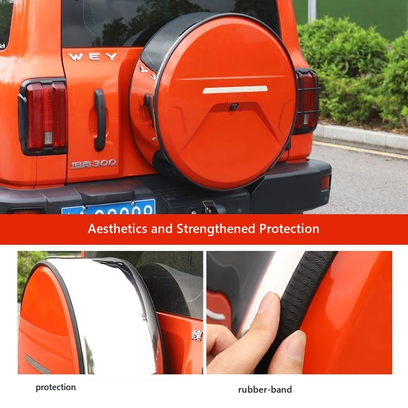Spare wheel cover made of stainless steel Tank 300 �C Style 3 – image 4