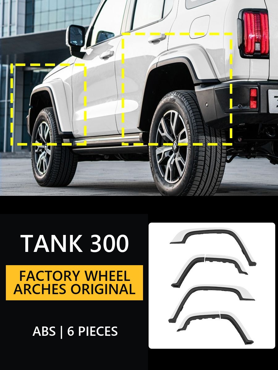 Factory wheel arches for Tank 300 �C original in the colour of the car – image 9#Colour_White-coloured