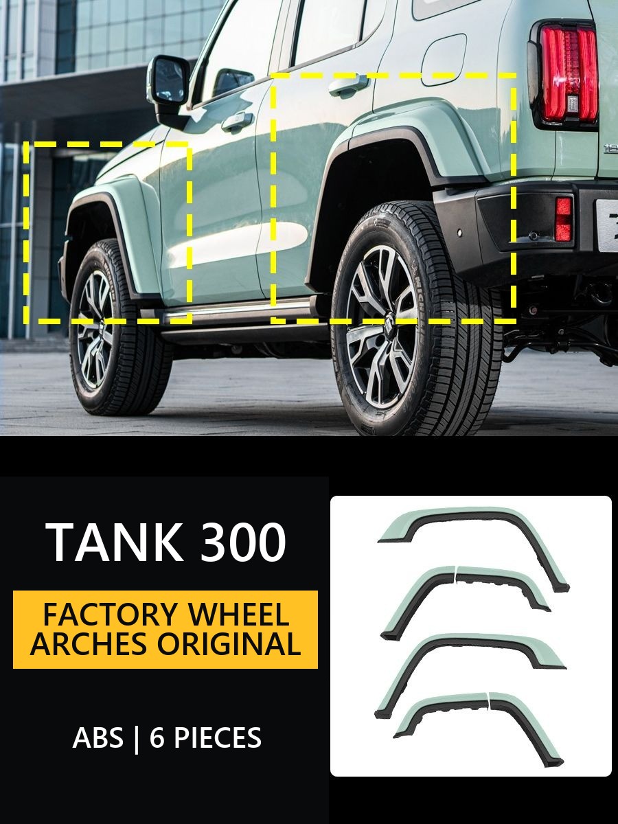 Factory wheel arches for Tank 300 �C original in the colour of the car – image 12#Colour_Green