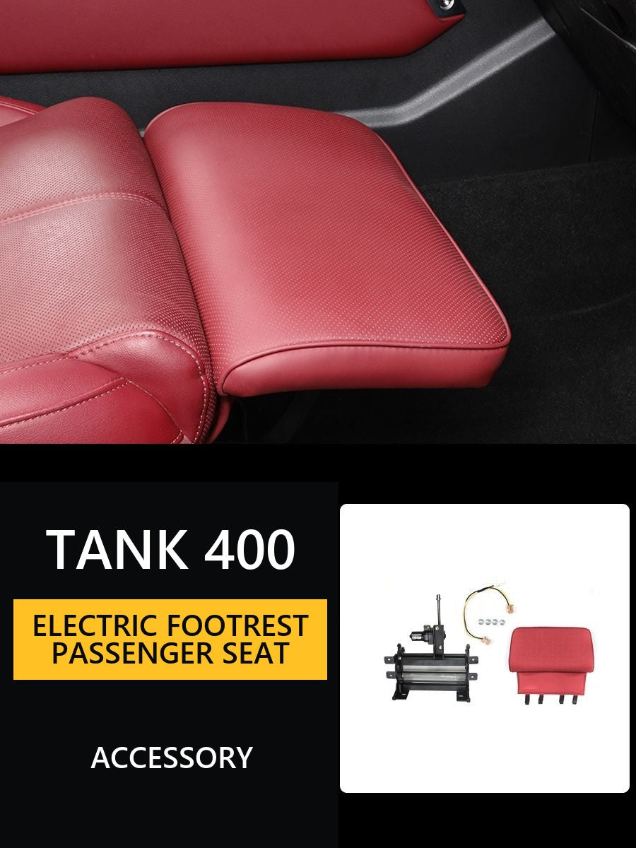 Electric footrest for the passenger seat Tank 400 Queen#Colour_Red