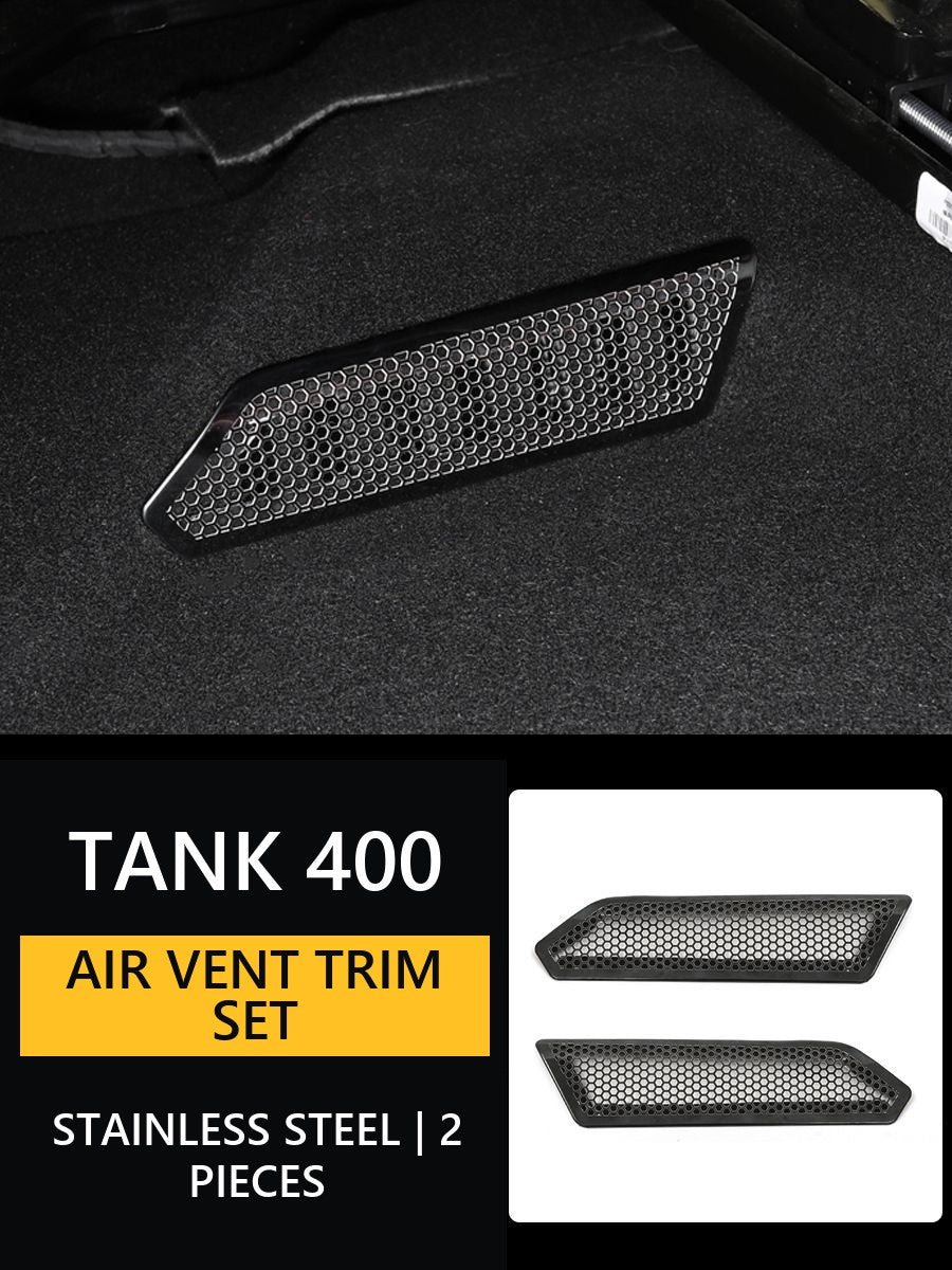 Protective grille for vents under Tank 400 seats (prevents clogging) – Style 2