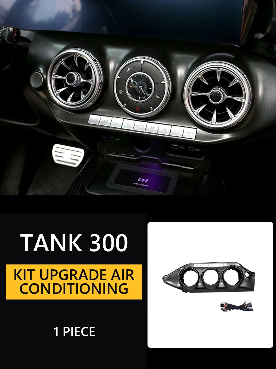 Kit for upgrade of air conditioning control buttons for Tank 300 2021-2022 models#Colour_Black-grey