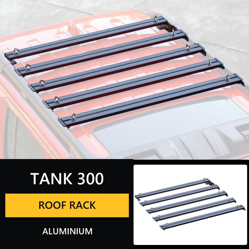 Roof rack for Tank 300, Aluminium, without increasing height#Colour_Black