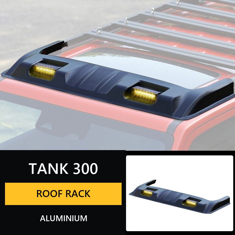 Roof rack for Tank 300, Aluminium, without increasing height – image 8#Colour_Black-matte