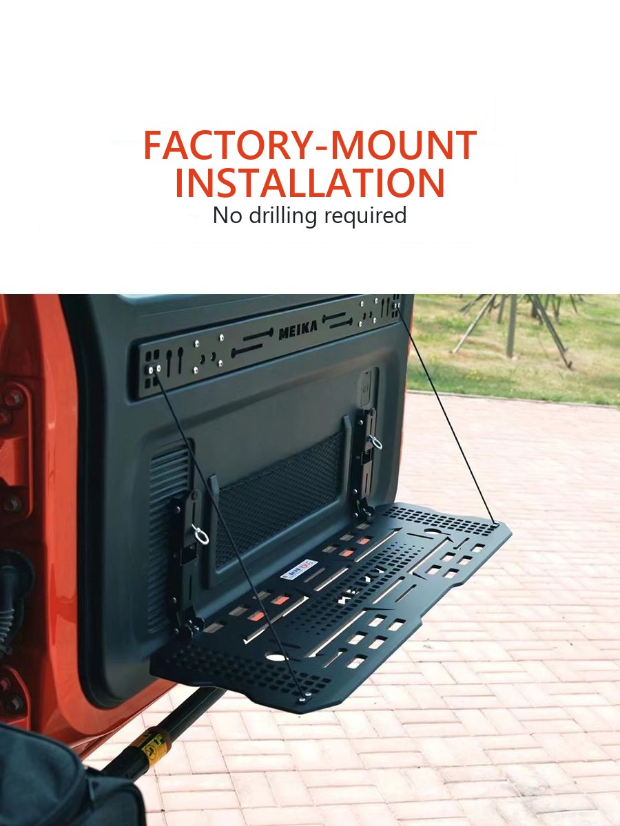 Folding shelf cabinet for the rear door Tank 300 and interior dining board in the trunk – image 4