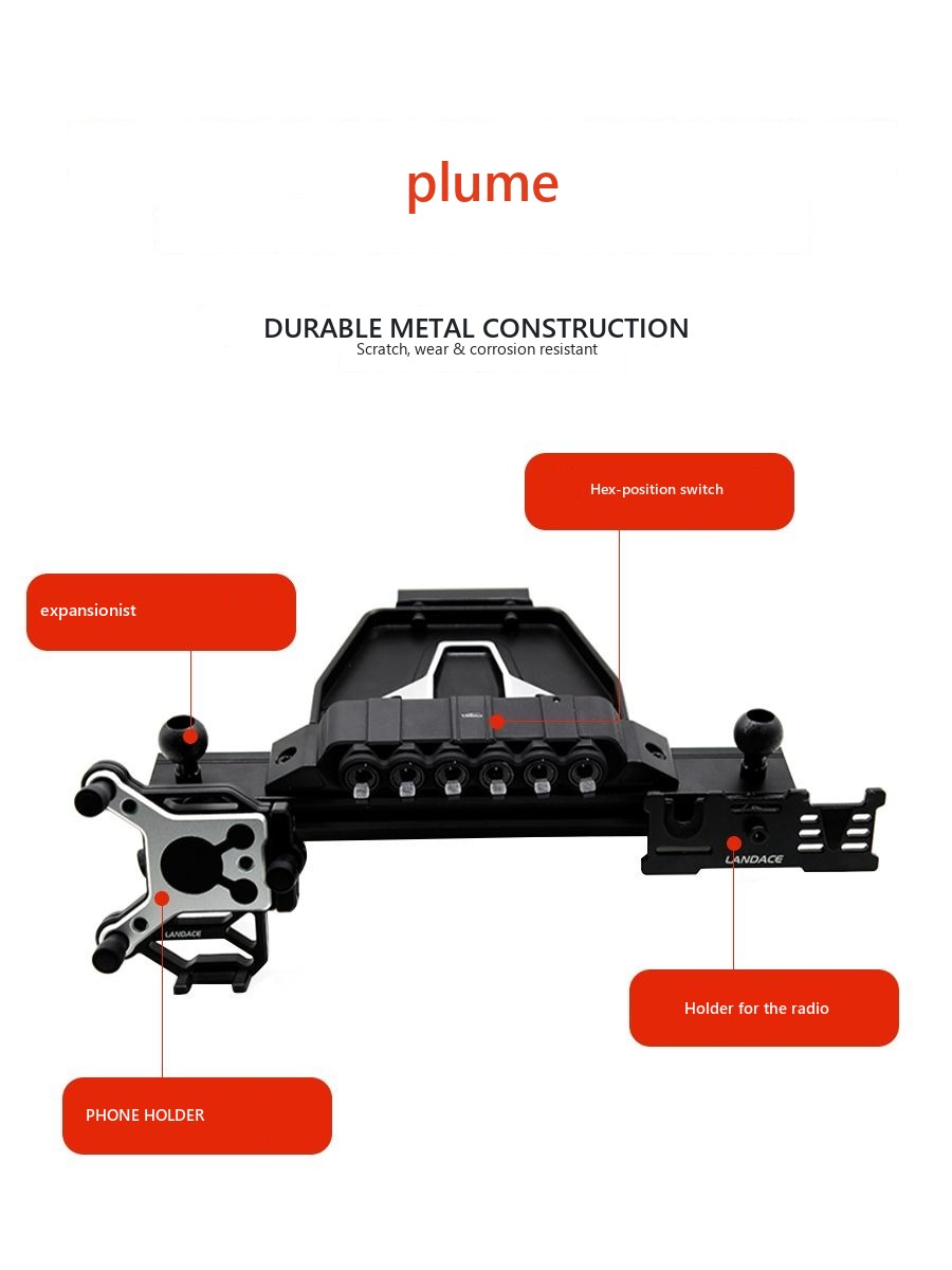 Special rack for phone and microphone in the centre console Tank 300 – image 3