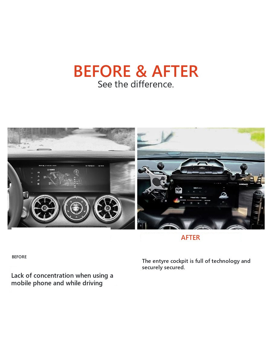Special rack for phone and microphone in the centre console Tank 300 – image 4
