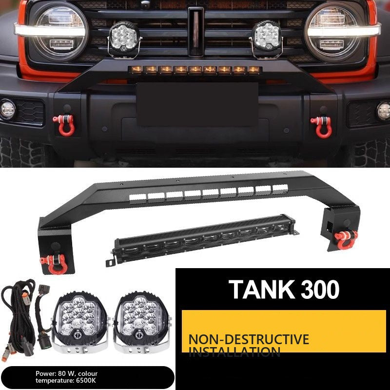 Retro stylish front bumper rack Tank 300 – image 8#Colour_White-coloured