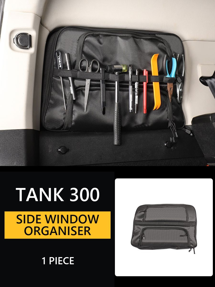 Storage Bag in the side window of the rear door of Tank 300 trunk#Colour_Black