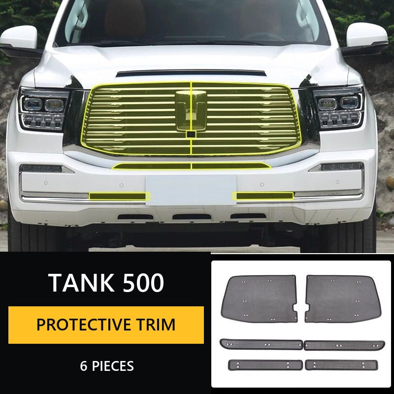 Radiator and A/C Condenser Protective Mesh Set for Tank 500 Hi4-T#Colour_Colourful