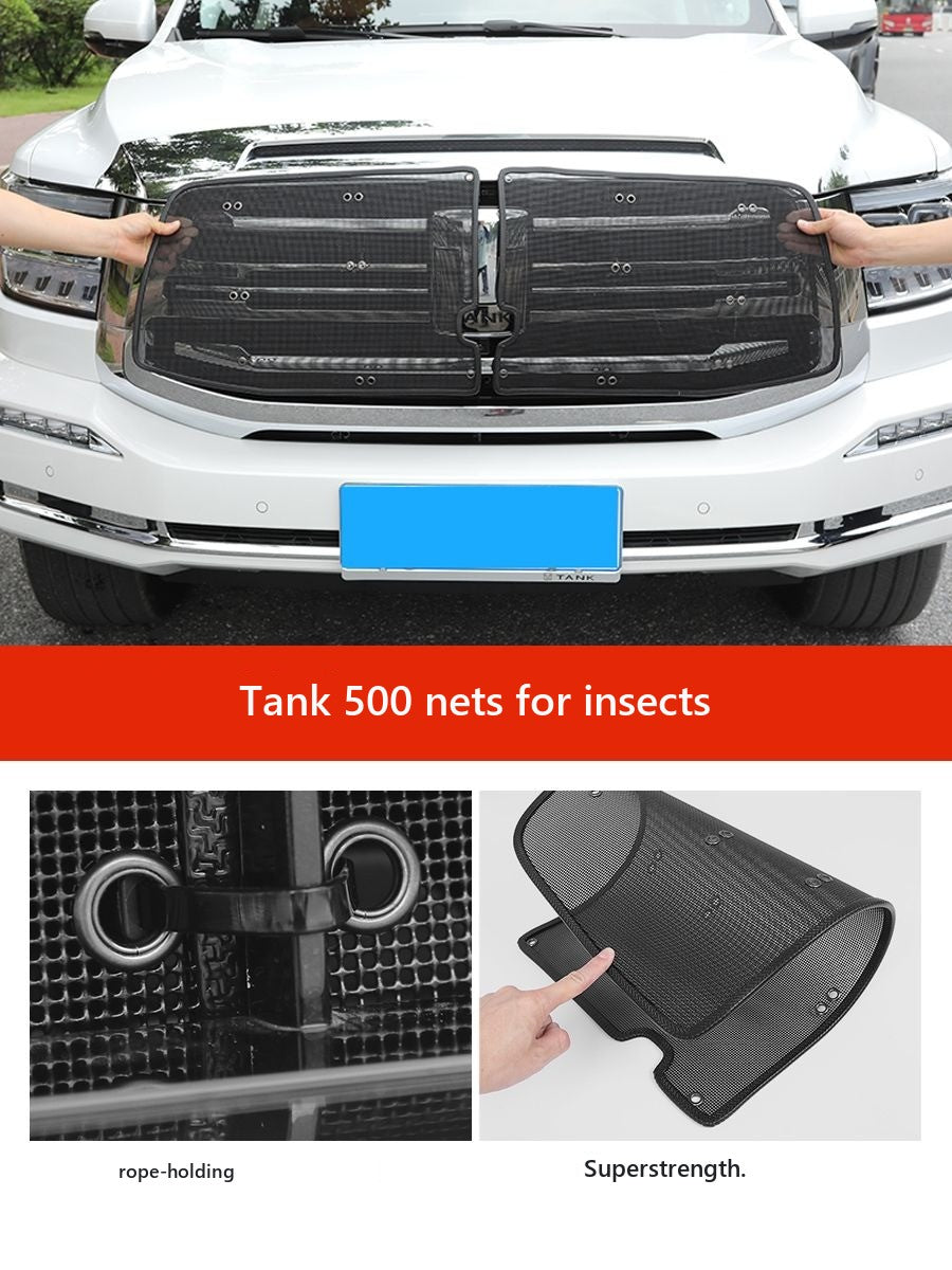 Radiator and A/C Condenser Protective Mesh Set for Tank 500 Hi4-T – product image 3