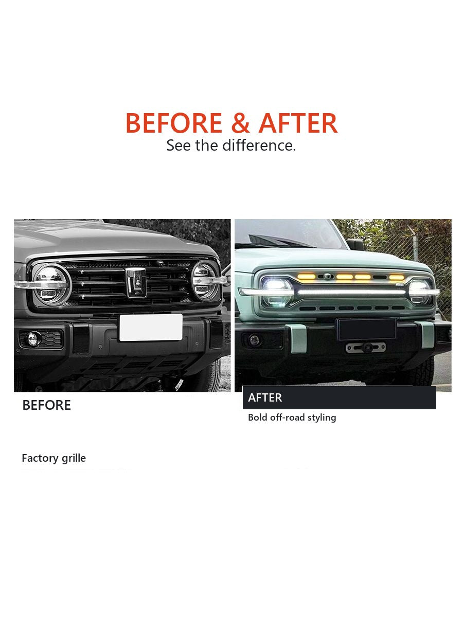 Decorative components for tuning of the radiator mesh of Tank 300 SUV �C Style 2 – image 5