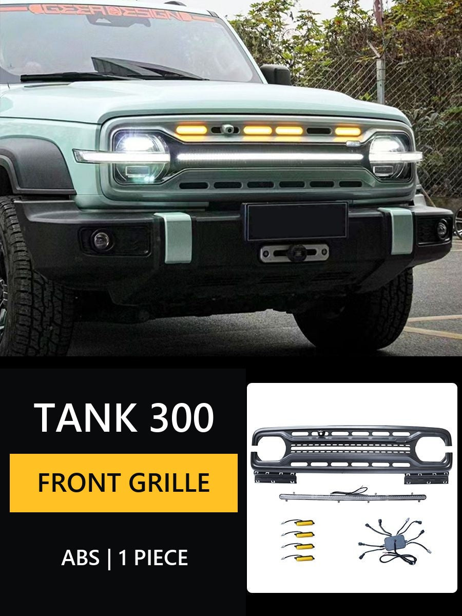 Decorative components for tuning of the radiator mesh of Tank 300 SUV �C Style 2 – image 7#Colour_Colourful