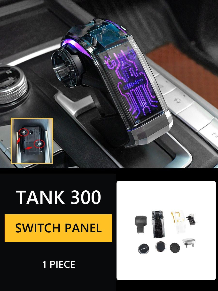 New gear switch handle with crystal glow for Tank 300#Colour_Fuchsia