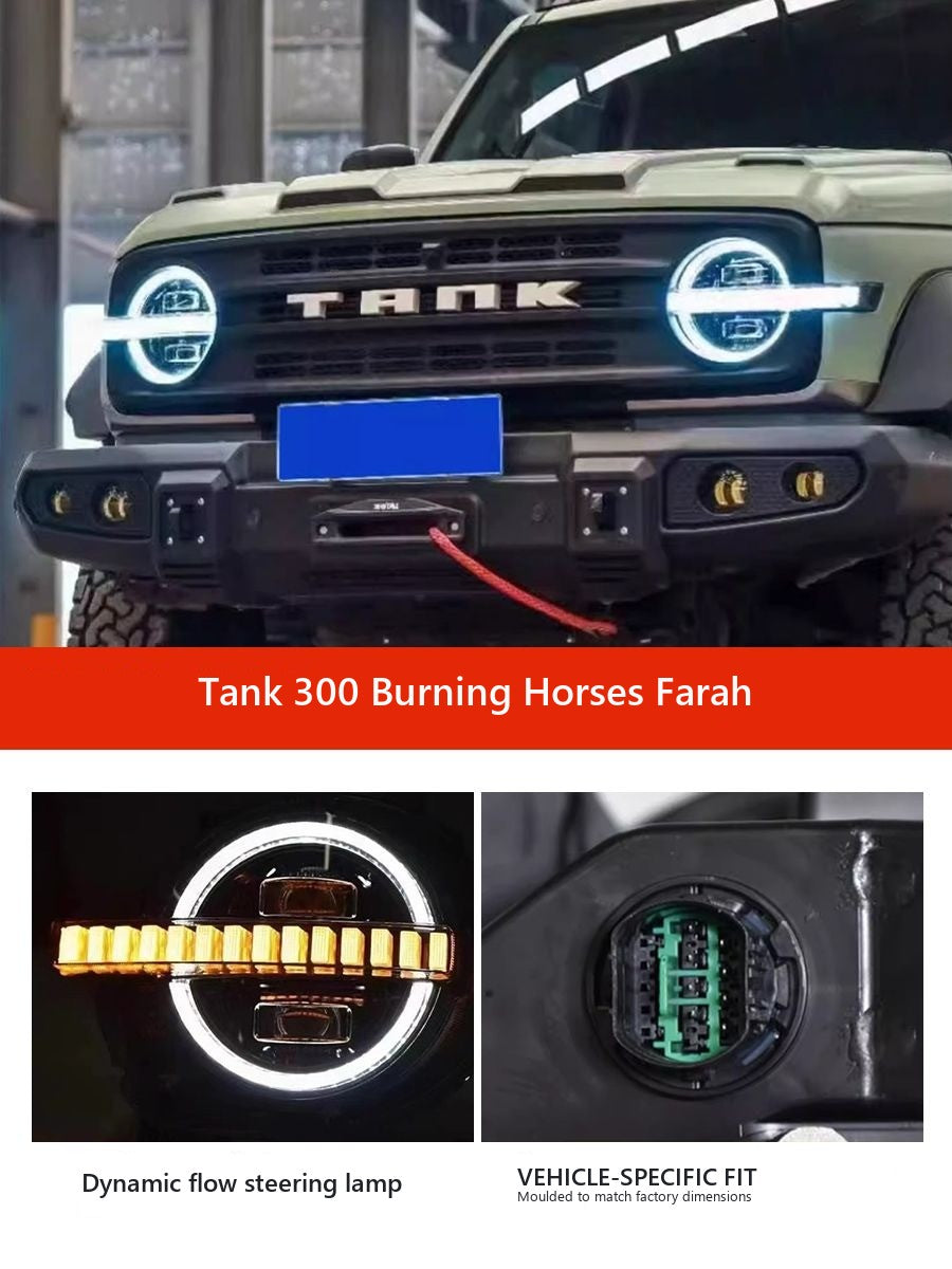 Set of LED headlamps for Tank 300 �C Laser lenses – image 3