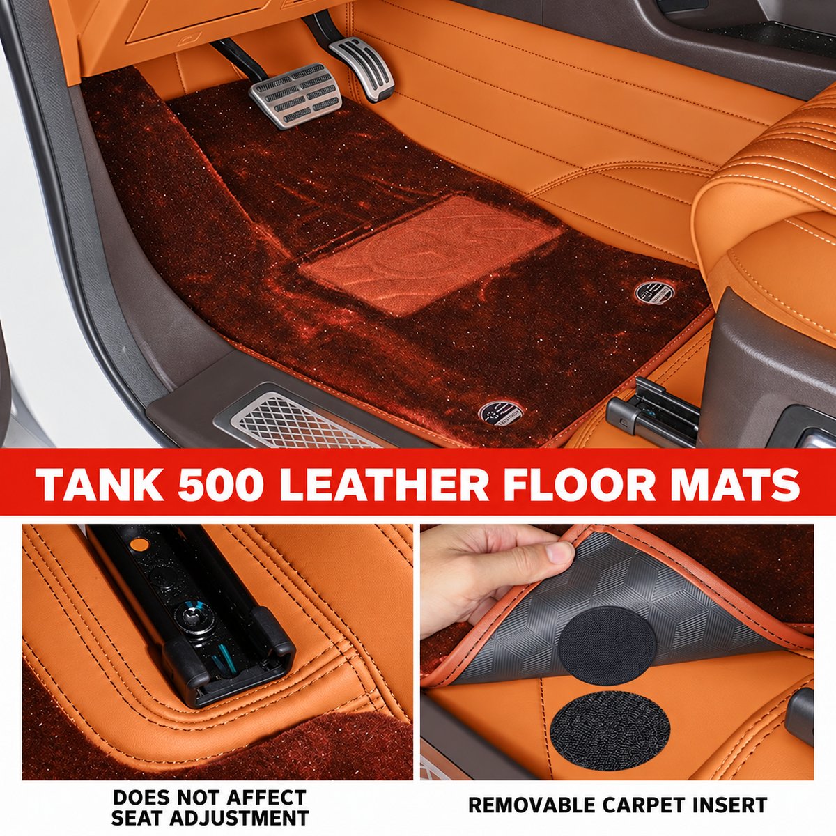 Aircraft class soft upholstery mat for Tank 500 – image 3