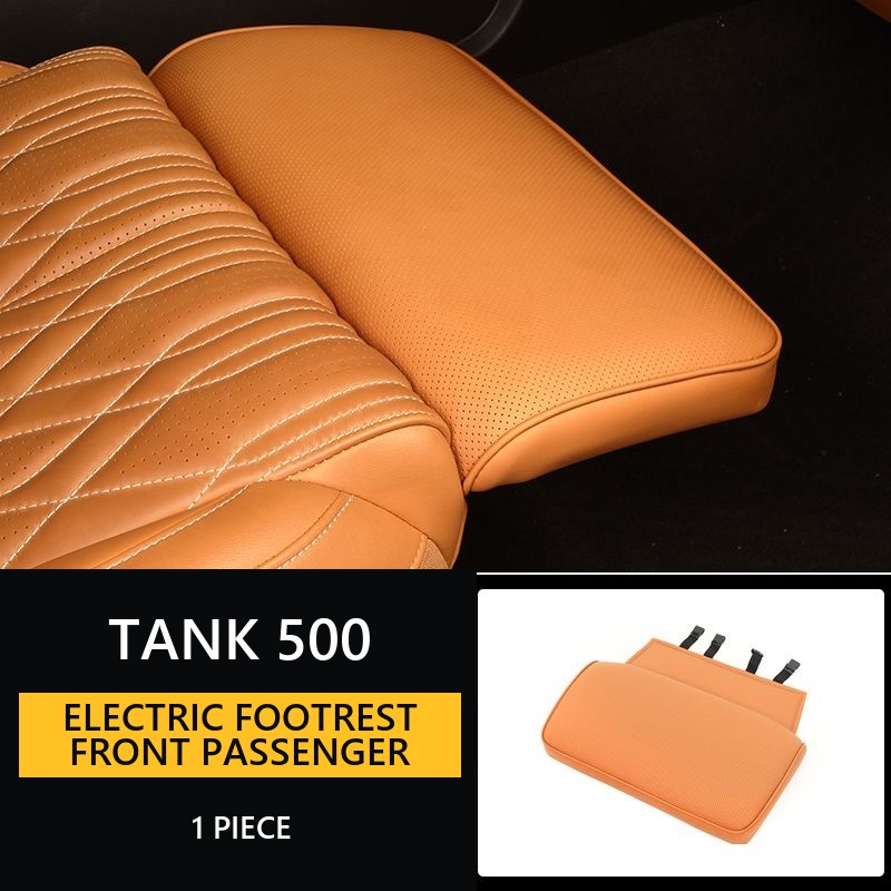 Electric footrest for front passenger Tank 500 – product image 1#Colour_Brown