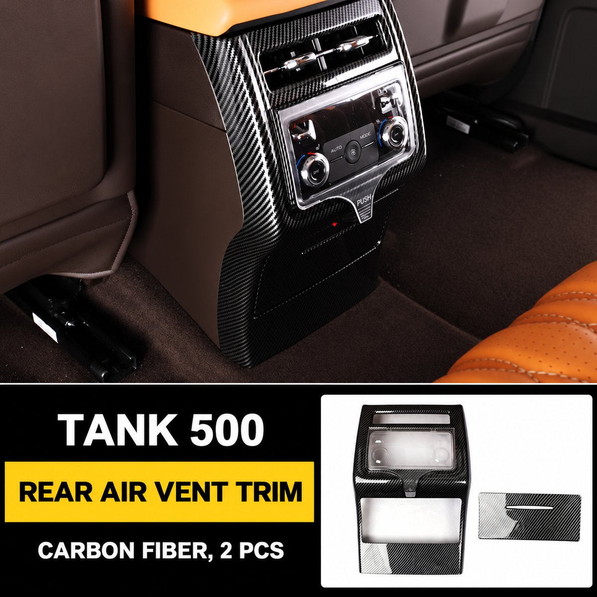 Tank 500 decorative frame for rear vents#Pack Size_1st
