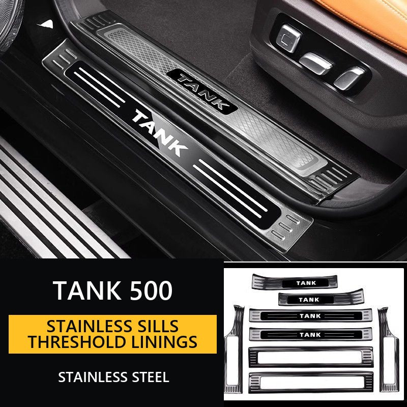 Stainless sills (threshold linings) on the body for Tank 500#Pack Size_2