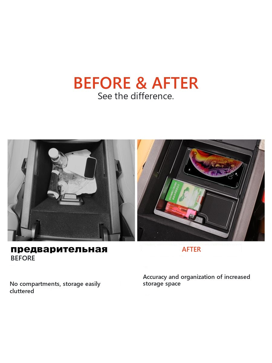 Storage box in the armrest Tank 500 – image 2