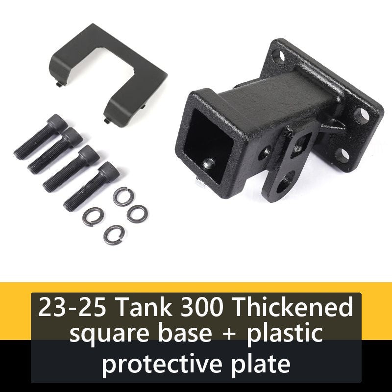 Square base for mounting Tank 300 – image 26#Colour_Black-matted, dark gray