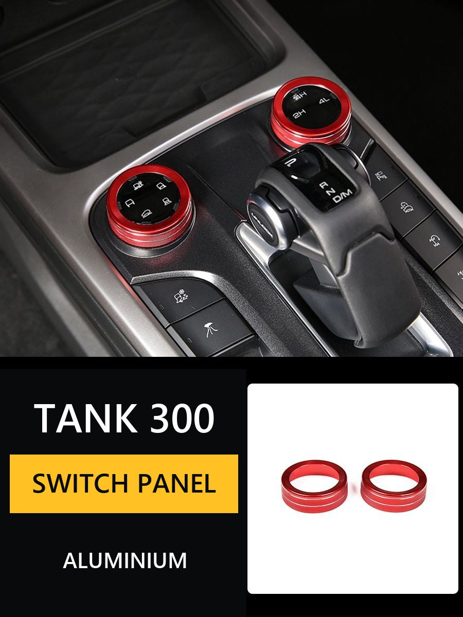 Decorative ring for all-wheel drive switch Tank 300 �C Style 2 – image 7#Colour_Red