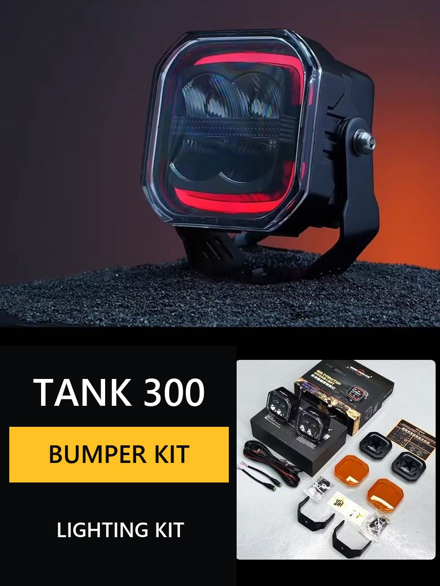 LED spotlight – LED lamp for SUVs Tank 300/400/500/700 Installation on the roof, front bumper, A-pillar