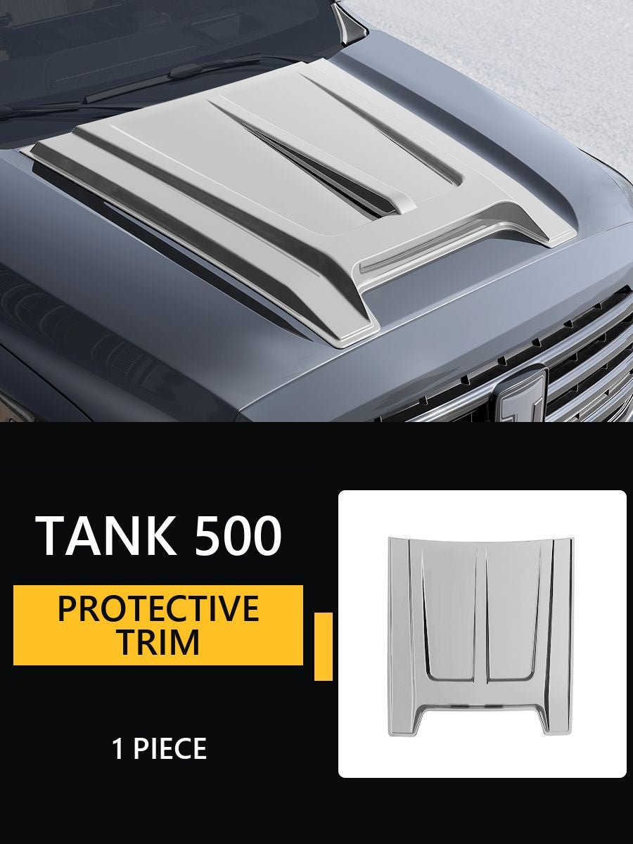 Protective lining on the hood for Tank 500 – image 8#Colour_Silvery