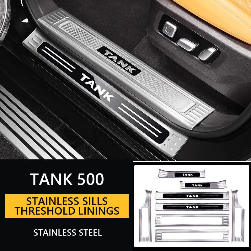 Stainless sills (threshold linings) on the body for Tank 500 �C Style 2 – image 7#Colour_Silvery
