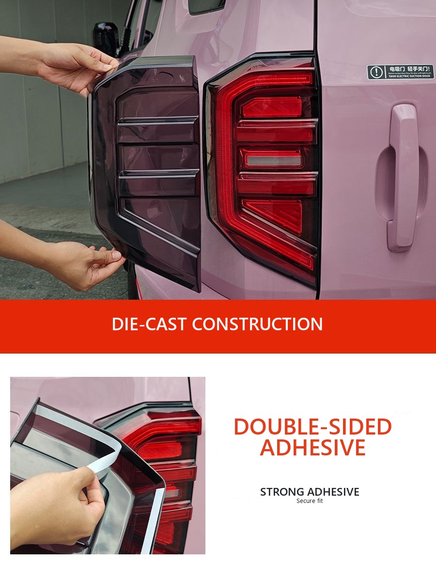 Protective housing for taillights Tank 400 (transparent black) – image 4