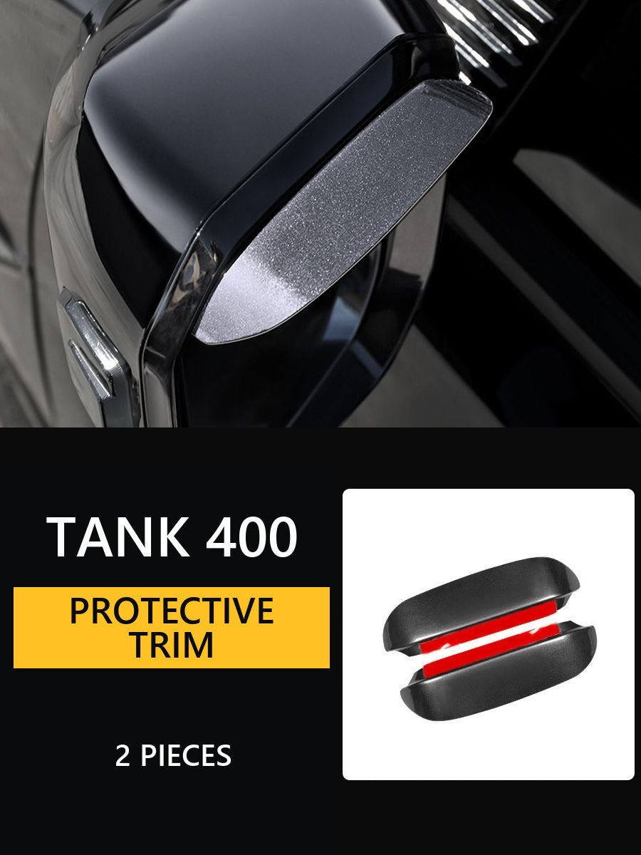 Protective visors (deflectors) on rear-view mirrors for Tank 400 – image 8#Colour_Grey