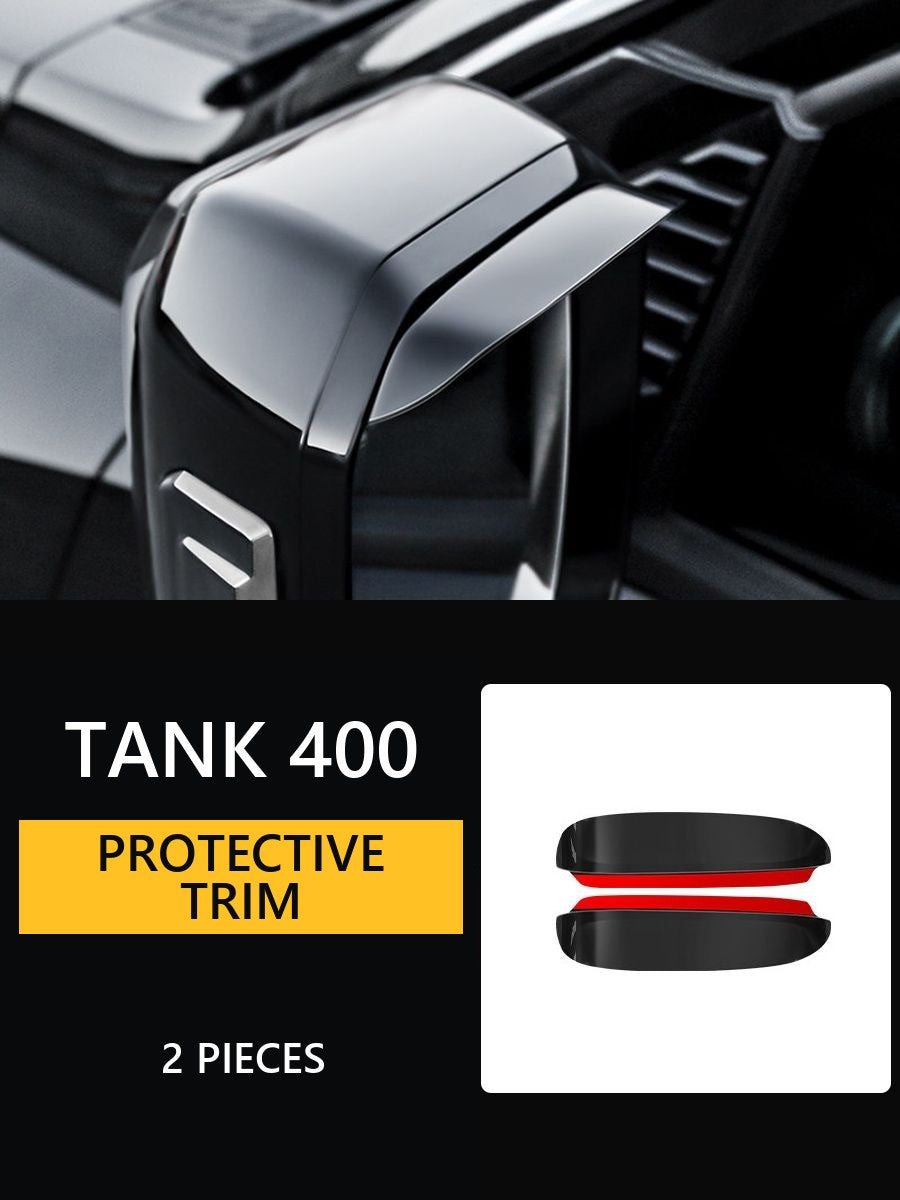 Protective visors (deflectors) on rear-view mirrors for Tank 400 – image 9#Colour_Black