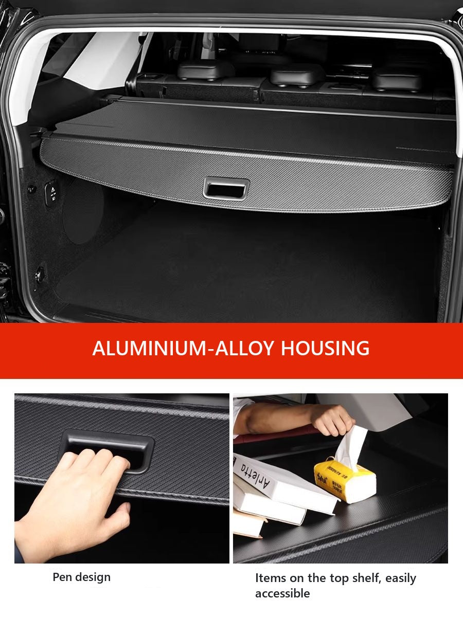 Universal organiser shelf and protective curtain for the trunk of Tank 400 – image 4