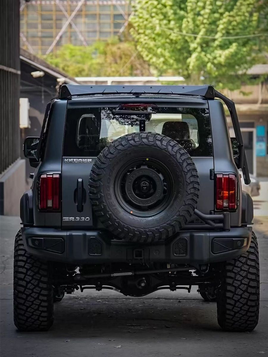Full set of Topfire accessories for Tank 300: Roof rack, extended arches, side portals, stairs to the roof, mount for spare wheel – image 10