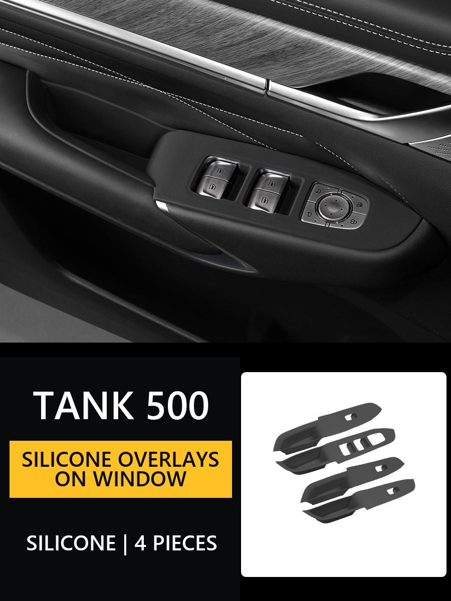 Silicone overlays on window buttons for Tank 500#Colour_Matte