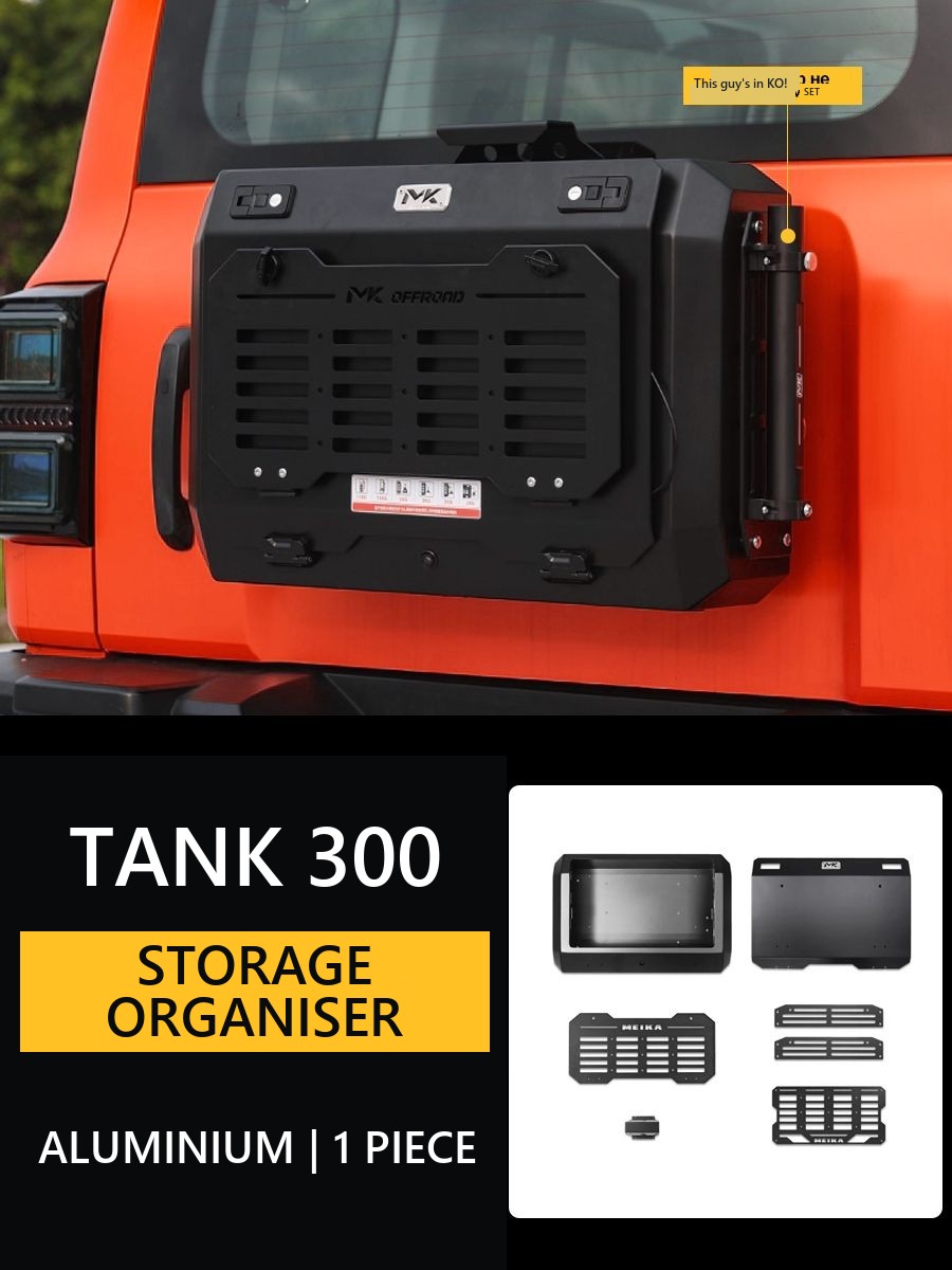 Organiser-backpack "Meika" on the door of the trunk Tank 300#Colour_Matte