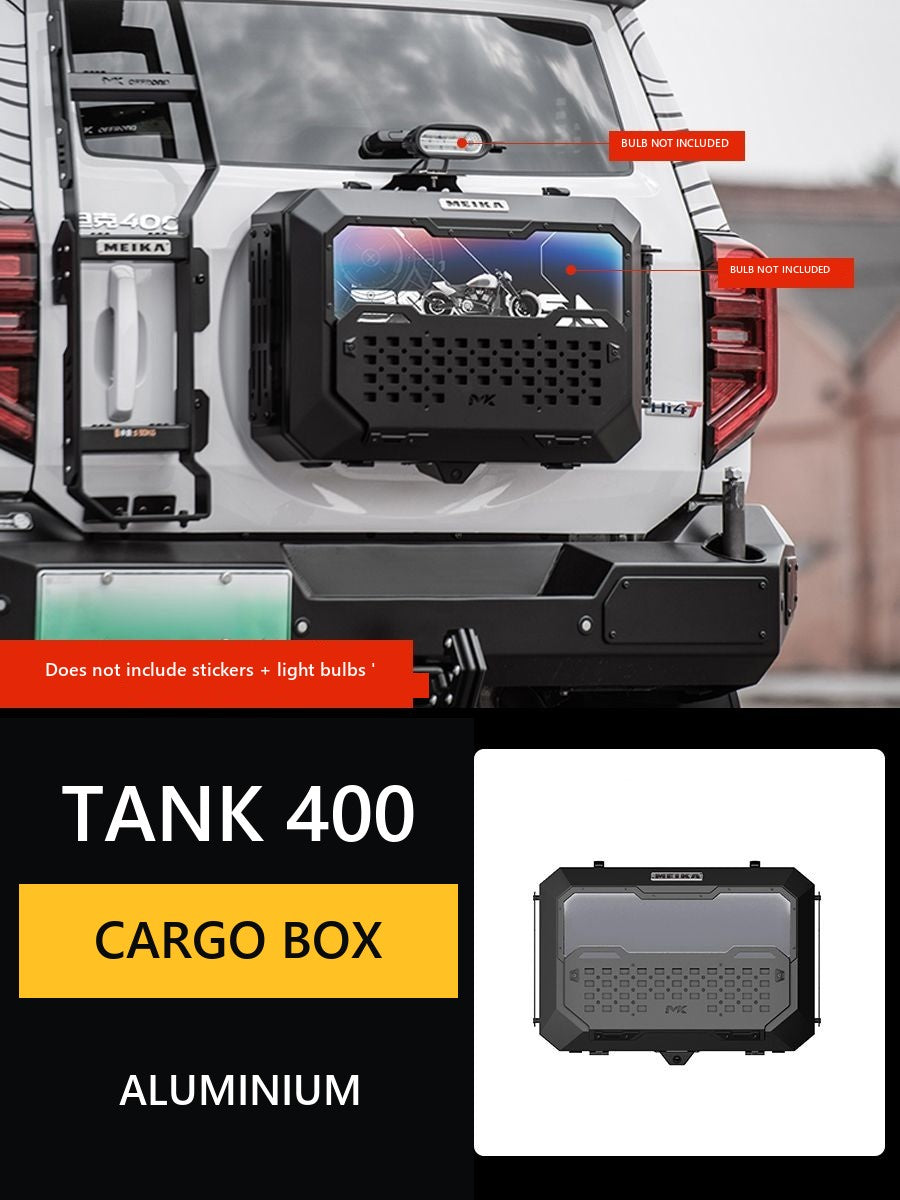 Multifunctional organiser for the trunk door Tank 300/400 – meika#Colour_Black-grey