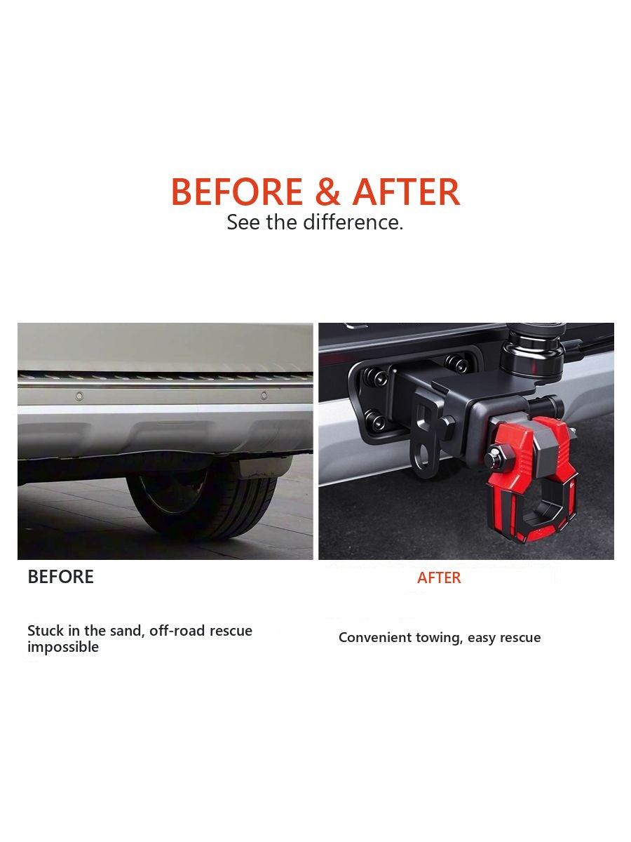 Traction coupling device (tow hitch) U-shaped, Aluminium, for Tank 500 Hi4-Z – product image 3