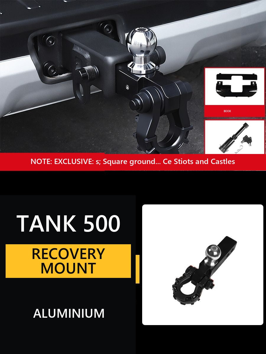 Traction coupling device (tow hitch) U-shaped, Aluminium, for Tank 500 Hi4-Z – product image 11#Colour_Chocolate