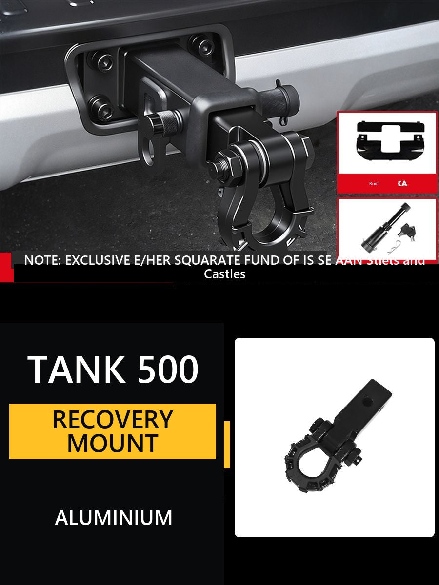Traction coupling device (tow hitch) U-shaped, Aluminium, for Tank 500 Hi4-Z – product image 13#Colour_Black