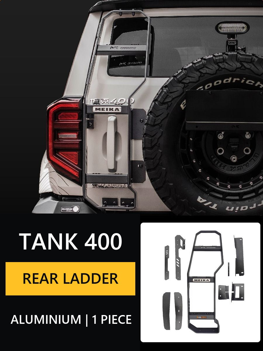 Staircase to the tailgate for Tank 400 – Meika#Colour_Black