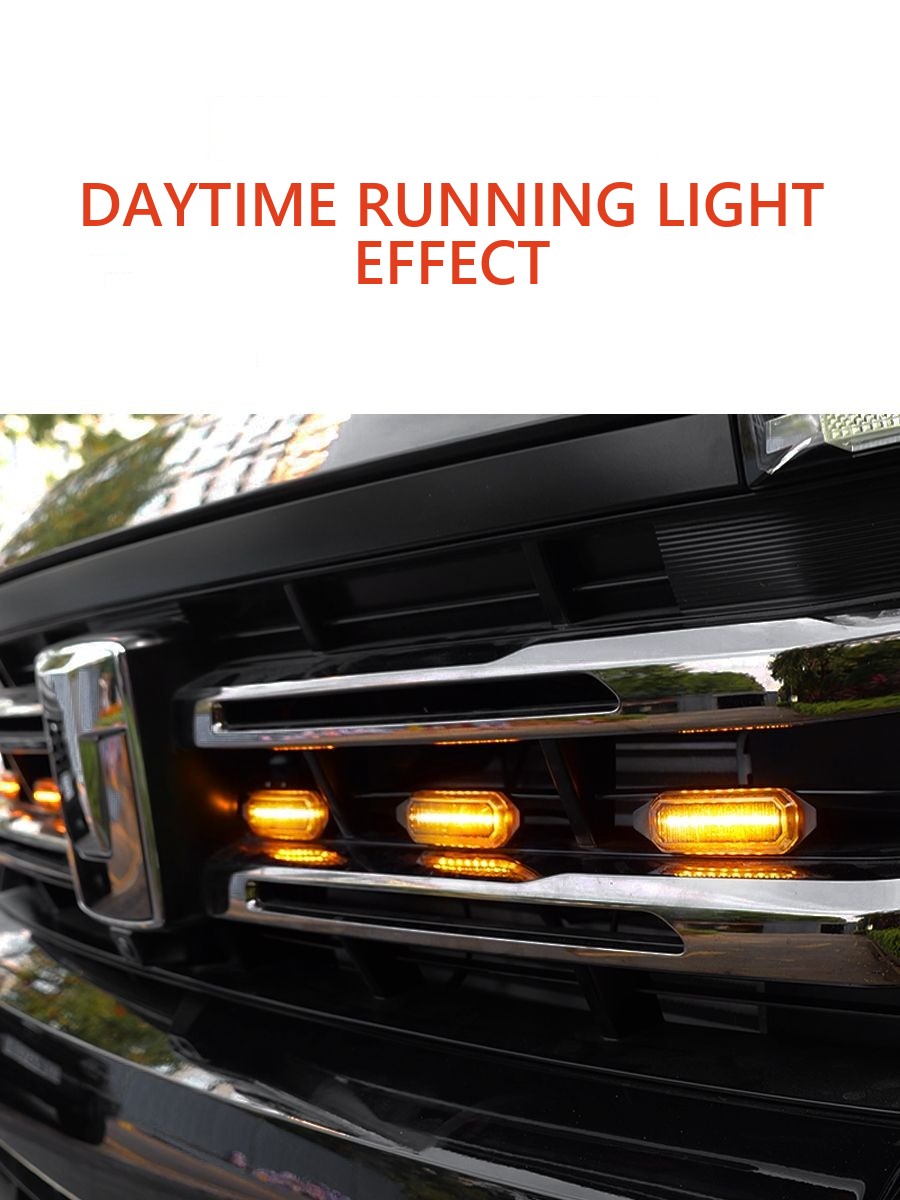 LED yellow headlights for Tank 400 Hi4-T radiator grille – image 4