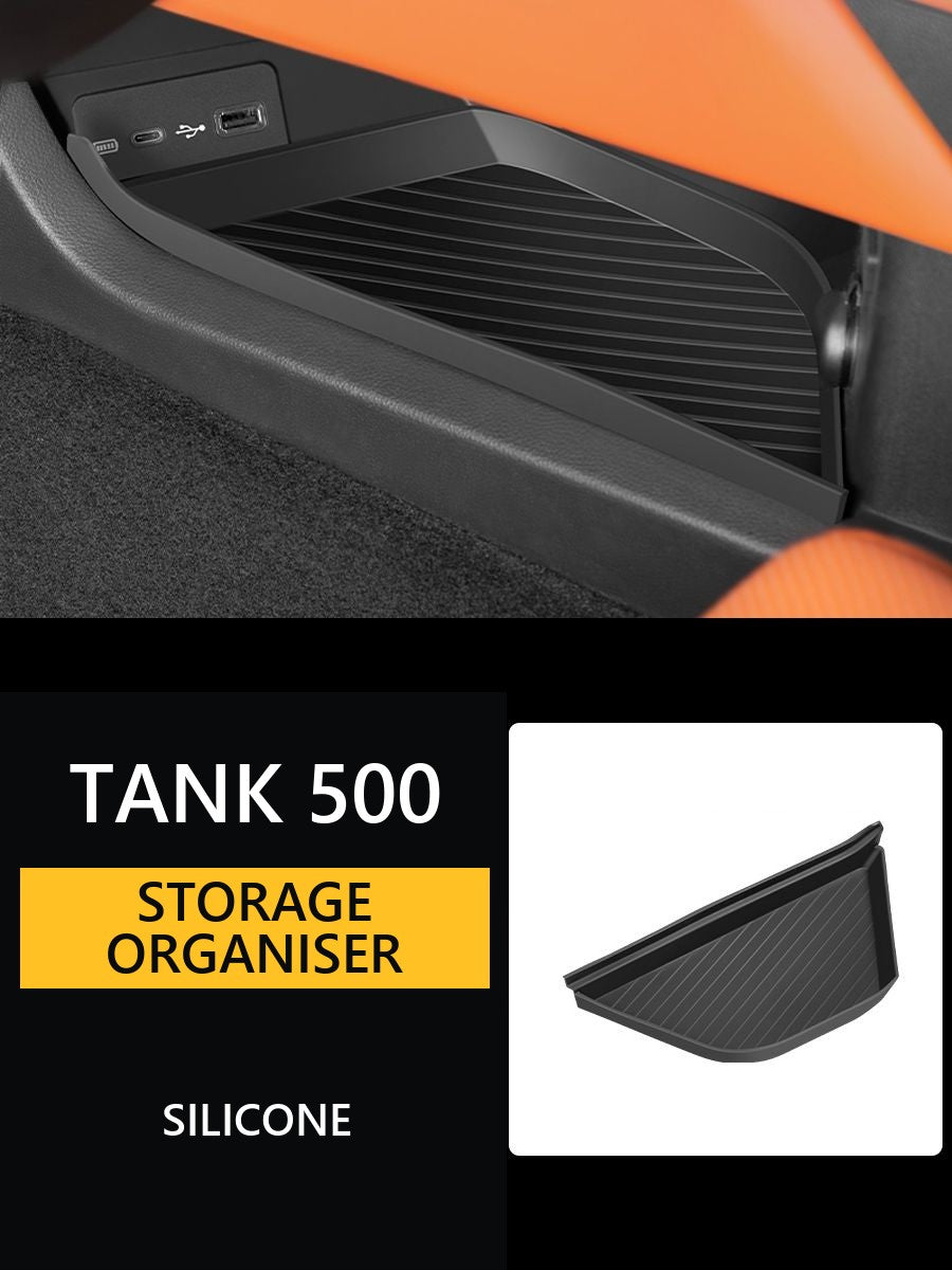 Silicone organiser for the bottom console Tank 500#Colour_Matte